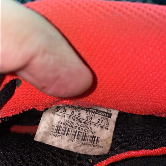 Nike Air Foamposite Pro PRM “Laser Crimson”/“Yeezy” sz9.5 - Picture 7 of 7